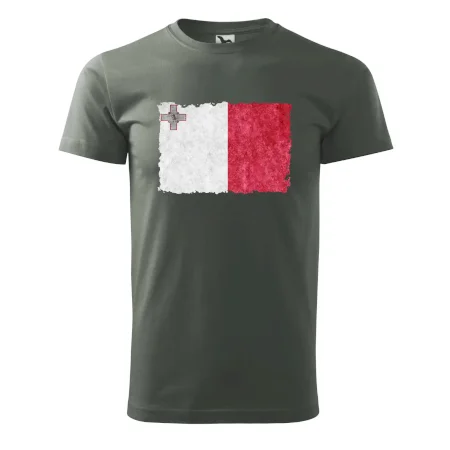 Vlajka Malta ohrýzaná