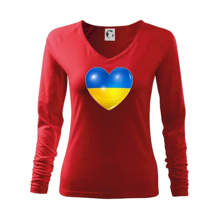 Ukrajina srdce vlajka