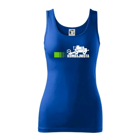 Kombajnista zelená a žltá