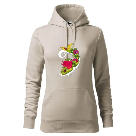 Milkshake vlak kreslený