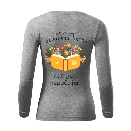 Ak mám otvorenú knihu, tak vás nepočujem
