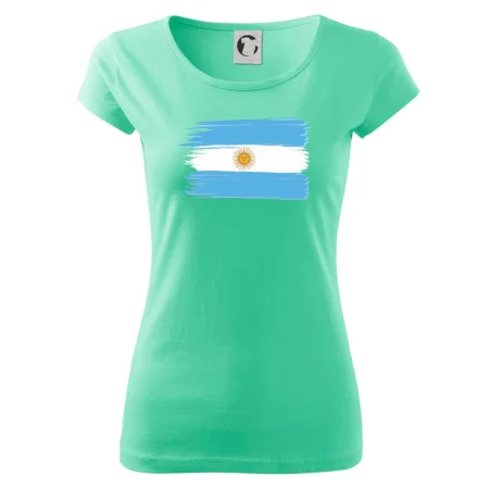 Argentína vlajka kreslená štetkou
