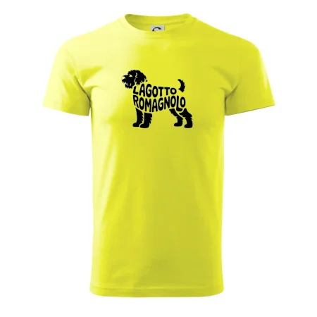 Lagotto romagnolo nápis v tele