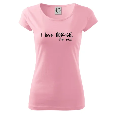 I love horse the end.