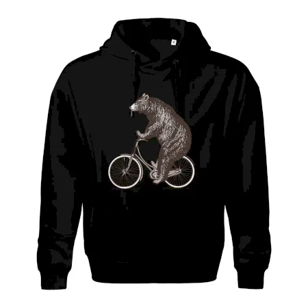 Medveď na bicykli