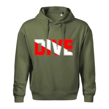 Dive nápis vlajka