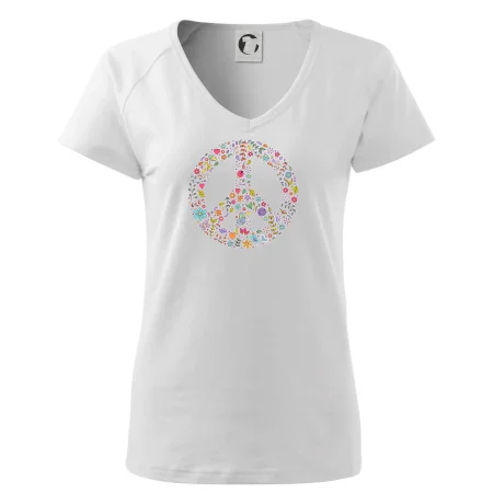 Peace symbol lístočky