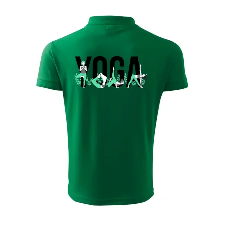 Yoga nápis farebný