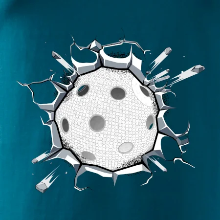 Florbal lopta v triku