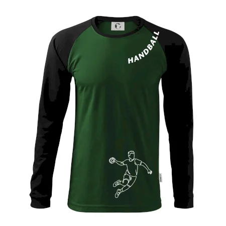 Handball nápis šikmo
