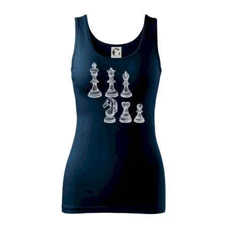 Šachové figúrky kreslené