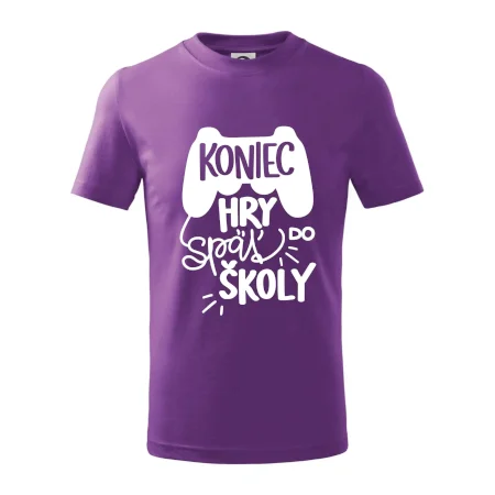Koniec hry, späť do školy