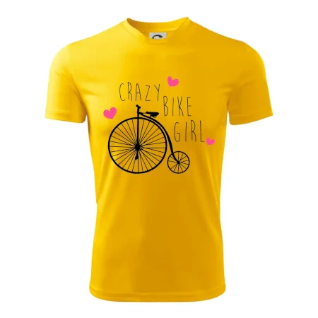 Crazy bike girl
