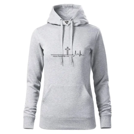 Jesus Saved My Life kríž ekg