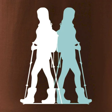 Nordic walking figúry - žena