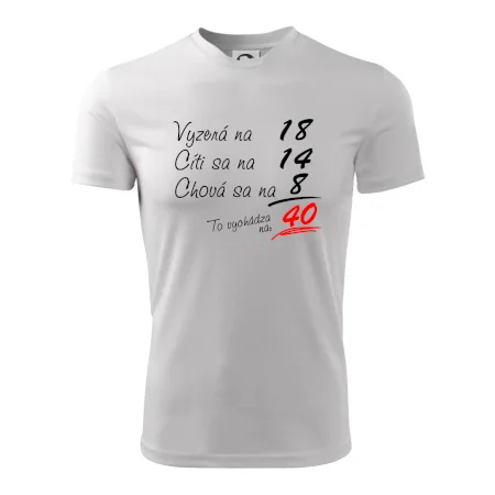 Vyzerá, cíti sa, chová sa - 40 rokov