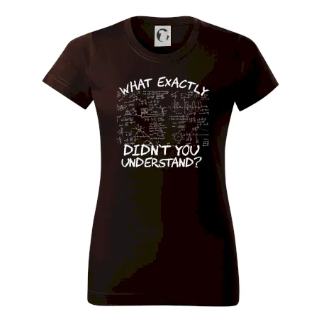 What exactly didn't you understand - physics