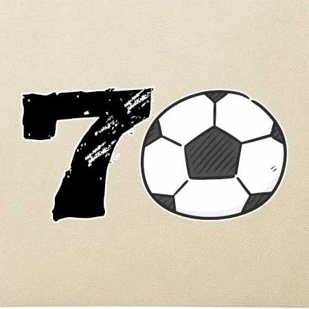 Futbal okrúhle narodeniny 70