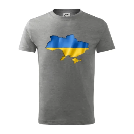 Ukrajina vlajka mapa