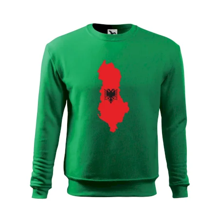 Albánsko mapa a znak