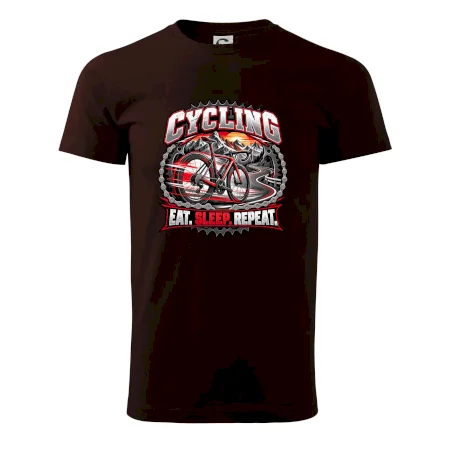 Bicykel medzi horami eat sleep repeat