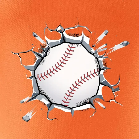 Baseball lopta v triku