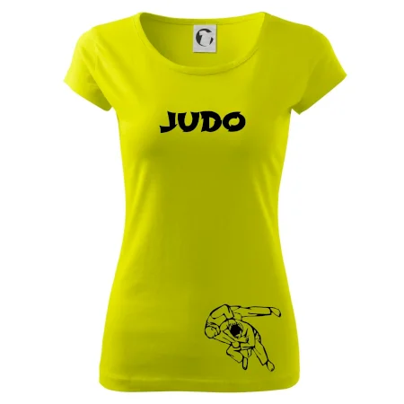 Judo nápis + postavy
