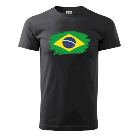Brazília vlajka štetkou