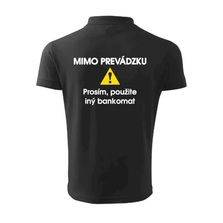 Mimo prevádzku prosím, použite iný bankomat