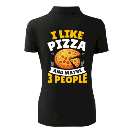 I like pizza and maybe 3 people