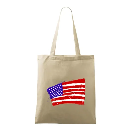 Americká vlajka ohnutá