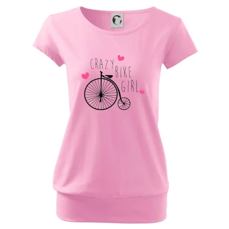 Crazy bike girl