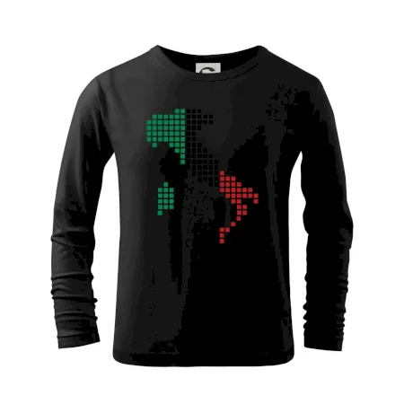 Taliansko obrys vlajka