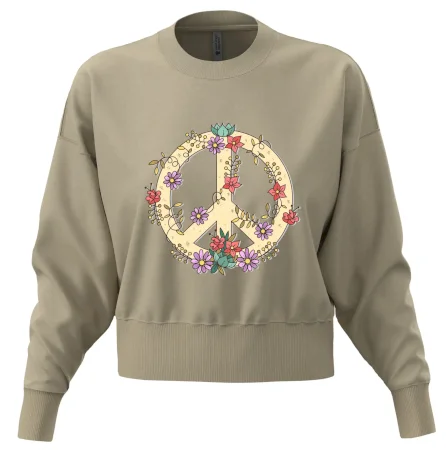 Peace symbol pieskový