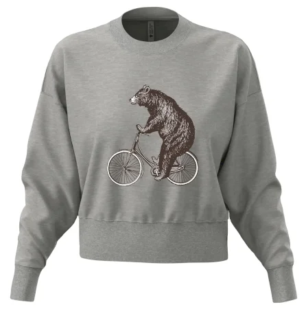 Medveď na bicykli