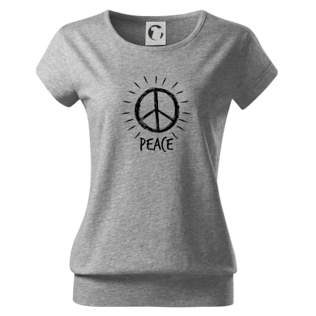 Peace symbol čiernobiely