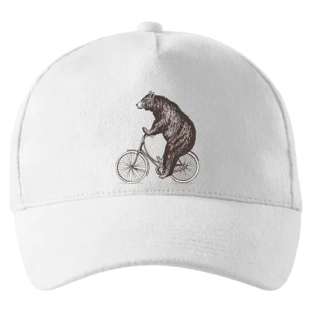 Medveď na bicykli