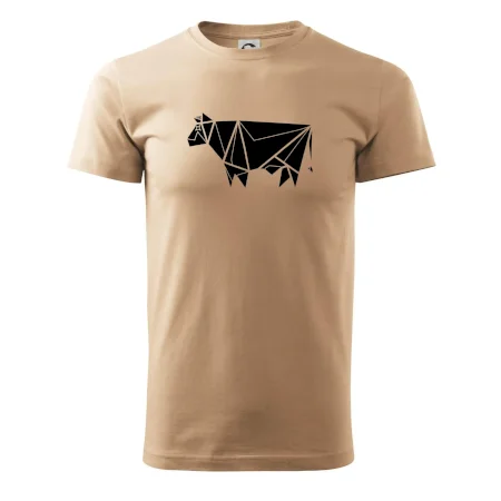 Origami krava z boku