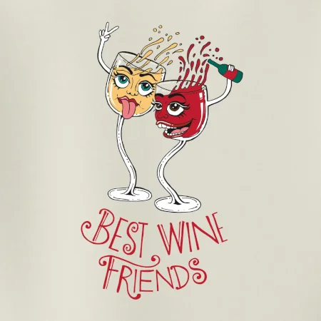 Best wine friends dancing (Pecka design)