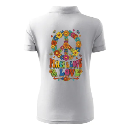Peace and love - na výšku s květy