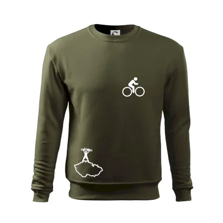 Mapa ČR + kolo na prsu