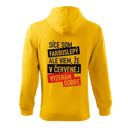 Síce som farboslepý, ale viem, že v červenej vyzerám dobre