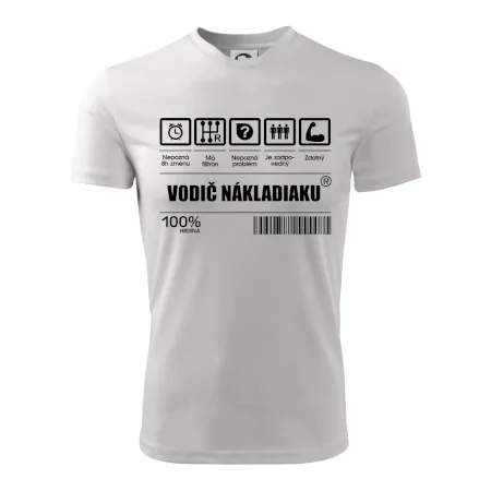 Čiarový kód - Vodič nákladiaku