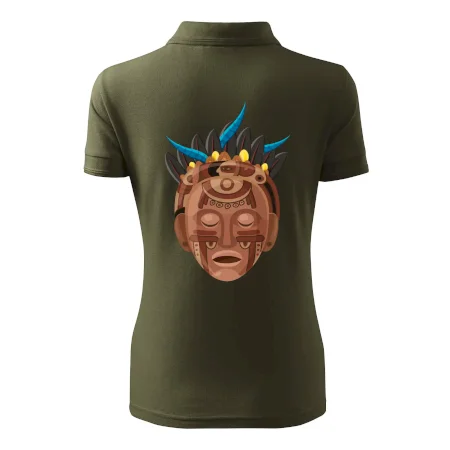 Mayová maska hnedá
