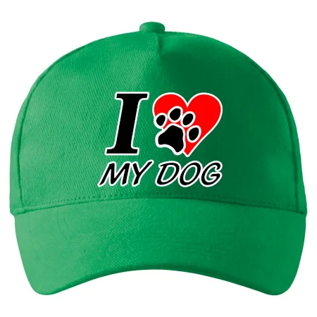 I love my dog - nápis