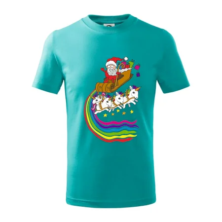 Santa a jednorožce (Pecka design)