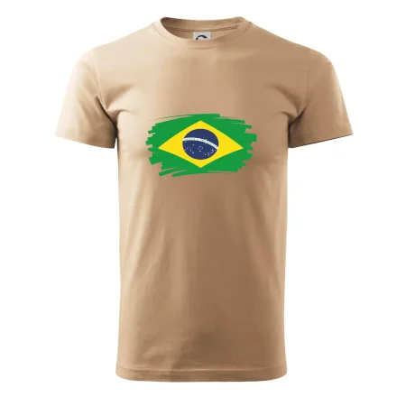 Brazília vlajka štetkou