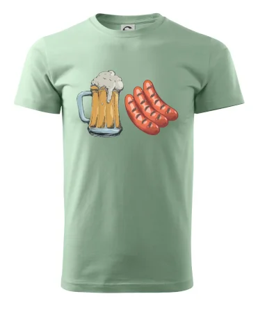 Pivo a klobása