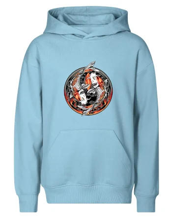 Yin & Yang Koi kapor - oranžový