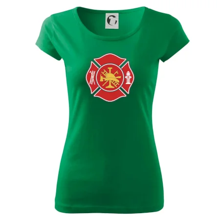 Fire department logo červené